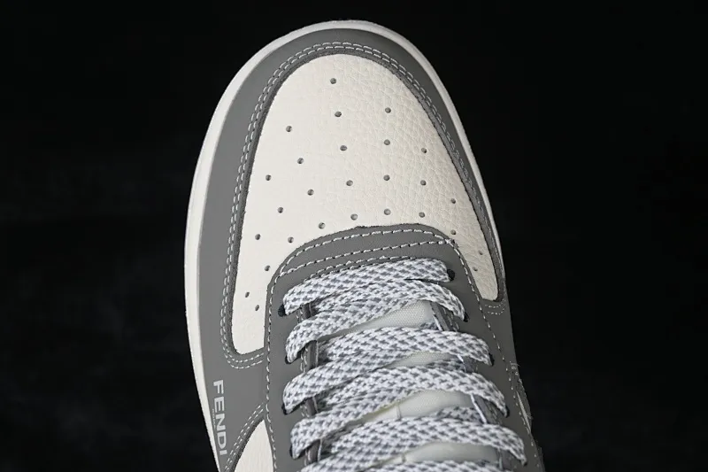 All categories Nk Air Force 1 Air Force series Nk Air Force 1 Low Air Force low top Nike Air Force 1'07 Low joint creative beige gray black Air Force 1 low top casual sneakers DF0188-110